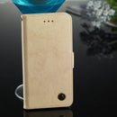Multifunctional Horizontal Flip Retro Leather Case with Card Slot & Holder for Sony Xperia L3(Gold)