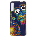 Noctilucent TPU Soft Case for Huawei P Smart Z(Blue-bottomed owl)