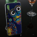 Noctilucent TPU Soft Case for Huawei P Smart Z(Blue-bottomed owl)