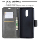 Retro Lambskin Texture Pure Color Horizontal Flip PU Leather Case with Holder & Card Slots & Wallet & Lanyard for Nokia 3.2(Grey)