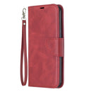 Retro Lambskin Texture Pure Color Horizontal Flip PU Leather Case with Holder & Card Slots & Wallet & Lanyard for Nokia 3.2(Red)