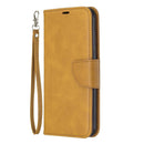 Retro Lambskin Texture Pure Color Horizontal Flip PU Leather Case with Holder & Card Slots & Wallet & Lanyard for Nokia 3.2(Yellow)