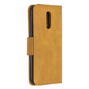 Retro Lambskin Texture Pure Color Horizontal Flip PU Leather Case with Holder & Card Slots & Wallet & Lanyard for Nokia 3.2(Yellow)