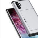 Shockproof Rugged Armor Protective Case with Card Slot for Galaxy Note 10 Pro / Note 10+(Gold)