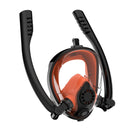 Water Sports Diving Equipment Full Dry Silicone Diving Mask Swimming Glasses for GoPro HERO10 Black / HERO9 Black / HERO8 Black / HERO7 /6 /5 /5 Session /4 Session /4 /3+ /3 /2 /1, Insta360 ONE R, DJI ... and Other Action Cameras, Size:L/XL(Black Orange)