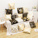 Gold Stamping Pillow Case Sofa Cushion Pillow Holder Home Decorations, No Pillow Core, Size: 45x45cm(GOLD001-6)