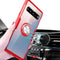 Transparent TPU Protective Case with 360 Degree Magnetic Rotation Holder For Galaxy S10 5G(Black)