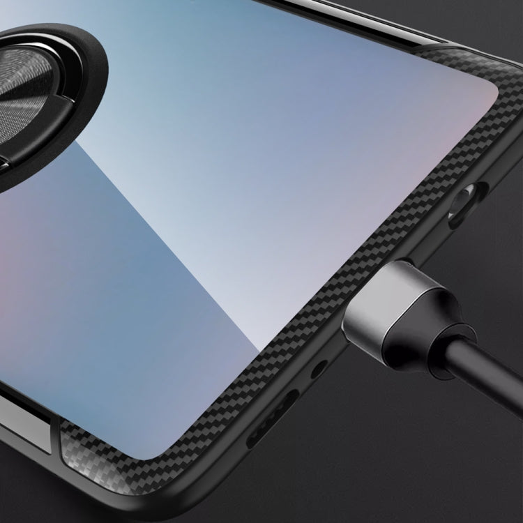 Transparent TPU Protective Case with 360 Degree Magnetic Rotation Holder For Galaxy S10 5G(Black)