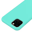 Solid Color Liquid Silicone Shockproof Case For iPhone 11 Pro(Red)