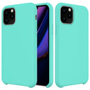 Solid Color Liquid Silicone Shockproof Case For iPhone 11 Pro(Baby Blue)