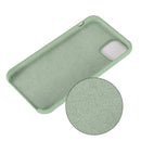 For iPhone 11 Pro Solid Color Liquid Silicone Shockproof Case (Mint Green)