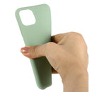 For iPhone 11 Pro Solid Color Liquid Silicone Shockproof Case (Mint Green)