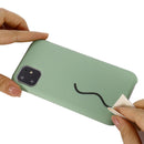 For iPhone 11 Pro Solid Color Liquid Silicone Shockproof Case (Mint Green)