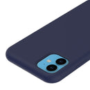 Solid Color Liquid Silicone Shockproof Case For iPhone 11(White)