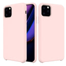 Solid Color Liquid Silicone Shockproof Case For iPhone 11 Pro Max(Pink)