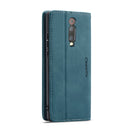 CaseMe-013 Multi-functional Retro Frosted Horizontal Flip Leather Case with Card Slot & Holder & Wallet For Xiaomi Mi 9T Pro / Redmi K20 Pro / Xiaomi Mi 9T / Redmi K20(Blue)