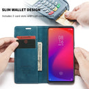 CaseMe-013 Multi-functional Retro Frosted Horizontal Flip Leather Case with Card Slot & Holder & Wallet For Xiaomi Mi 9T Pro / Redmi K20 Pro / Xiaomi Mi 9T / Redmi K20(Blue)