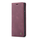 CaseMe-013 Multi-functional Retro Frosted Horizontal Flip Leather Case with Card Slot & Holder & Wallet For Xiaomi Mi 9T Pro / Redmi K20 Pro / Xiaomi Mi 9T / Redmi K20(Wine Red)