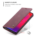 CaseMe-013 Multi-functional Retro Frosted Horizontal Flip Leather Case with Card Slot & Holder & Wallet For Xiaomi Mi 9T Pro / Redmi K20 Pro / Xiaomi Mi 9T / Redmi K20(Wine Red)