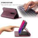 CaseMe-013 Multi-functional Retro Frosted Horizontal Flip Leather Case with Card Slot & Holder & Wallet For Xiaomi Mi 9T Pro / Redmi K20 Pro / Xiaomi Mi 9T / Redmi K20(Wine Red)