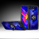 Scratchproof TPU + Acrylic Ring Bracket Protective Case For Huawei Honor View 20(Navy Blue)