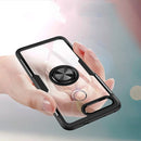 Scratchproof TPU + Acrylic Ring Bracket Protective Case For Huawei Honor View 20(Navy Blue)