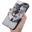 3D Painting Pattern Coloured Drawing Horizontal Flip TPU + PU Leather Case with Holder & Card Slots & Wallet for Huawei Y6 2018 (Husky)