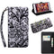 3D Painting Pattern Coloured Drawing Horizontal Flip TPU + PU Leather Case with Holder & Card Slots & Wallet for Huawei Y6 2018 (Black Lace)
