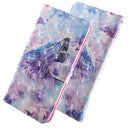 3D Painting Pattern Coloured Drawing Horizontal Flip TPU + PU Leather Case with Holder & Card Slots & Wallet for Huawei Y6 2018 (Roaring Wolf)