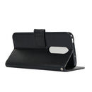 Wind Chime Owl Embossing Pattern Horizontal Flip Leather Case with Holder & Card Slots & Wallet For Nokia 7.1(Black)