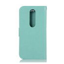 Wind Chime Owl Embossing Pattern Horizontal Flip Leather Case with Holder & Card Slots & Wallet For Nokia 7.1(Green)