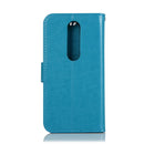 Wind Chime Owl Embossing Pattern Horizontal Flip Leather Case with Holder & Card Slots & Wallet For Nokia 7.1(Blue)