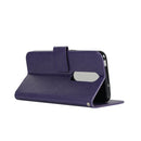 Wind Chime Owl Embossing Pattern Horizontal Flip Leather Case with Holder & Card Slots & Wallet For Nokia 7.1(Purple)