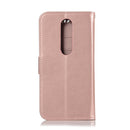 Wind Chime Owl Embossing Pattern Horizontal Flip Leather Case with Holder & Card Slots & Wallet For Nokia 7.1(Rose Gold)