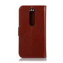 Wind Chime Owl Embossing Pattern Horizontal Flip Leather Case with Holder & Card Slots & Wallet For Nokia 7.1(Brown)