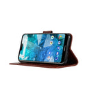 Wind Chime Owl Embossing Pattern Horizontal Flip Leather Case with Holder & Card Slots & Wallet For Nokia 7.1(Brown)