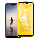 9D Full Glue Full Screen Tempered Glass Film For Huawei P20 Lite / Nova 3e