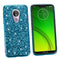 Plating Glittery Powder Shockproof TPU Case For Motorola Moto G7 Play(Gold)