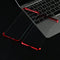 Ultra-Thin Angular Frame Magnetic Absorption Double-Sided Tempered Glass Shell for iPhone XR(Red)