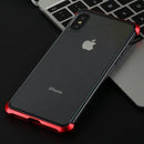 Ultra-Thin Angular Frame Magnetic Absorption Double-Sided Tempered Glass Shell for iPhone XR(Red)