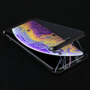 Ultra-Thin Angular Frame Magnetic Absorption Double-Sided Tempered Glass Shell for iPhone XS Max (Black)