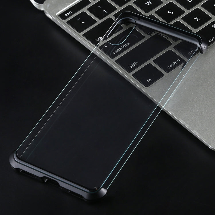 Ultra-Thin Angular Frame Magnetic Absorption Double-Sided Tempered Glass Shell for iPhone XS Max (Black)