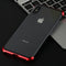 Ultra-Thin Angular Frame Magnetic Absorption Double-Sided Tempered Glass Shell for iPhone XS(Red)