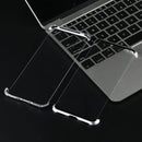 Ultra-Thin Angular Frame Magnetic Absorption Double-Sided Tempered Glass Shell for iPhone XS Max (Silver)