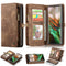 CaseMe-008 Detachable Multifunctional Horizontal Flip Leather Case with Card Slot & Holder & Zipper Wallet & Photo Frame for Galaxy Note 10 Pro(Brown)