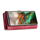 CaseMe-008 Detachable Multifunctional Horizontal Flip Leather Case with Card Slot & Holder & Zipper Wallet & Photo Frame for Galaxy Note 10 Pro(Red)