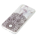 Coloured Drawing Pattern IMD Workmanship Soft TPU Protective Case For Huawei Y5 2019(Mandala Marble)