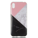 Coloured Drawing Pattern IMD Workmanship Soft TPU Protective Case For Huawei Y5 2019(3-color Marble)