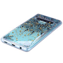 Cartoon Pattern Gold Foil Style Dropping Glue TPU Soft Protective Case for Galaxy S10+(Datura)