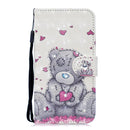 3D Diamond Encrusted Painting Pattern Coloured Drawing Horizontal Flip PU Leather Case with Holder & Card Slots & Wallet For Huawei P30 Lite(Love Bear)